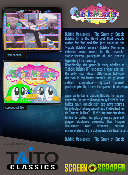 Bubble Memories: The Story of Bubble Bobble III - Dos