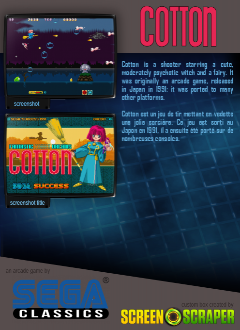 Cotton: Fantastic Night Dreams - Dos