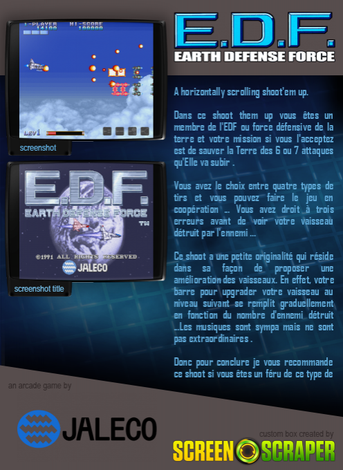 E.D.F. : Earth Defense Force - Dos