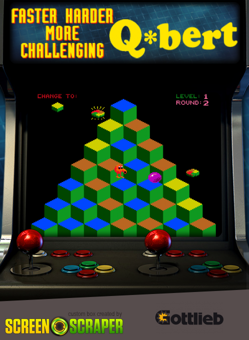 Faster, Harder, More Challenging Q*bert