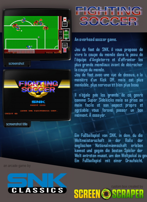 Fighting Soccer - Dos