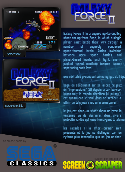 Galaxy Force 2 - Dos
