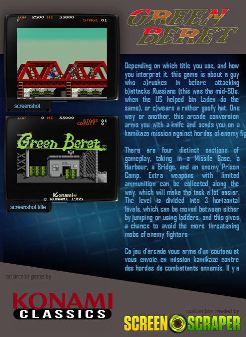 Green Beret - Dos
