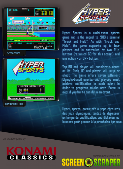 Hyper Sports - Dos