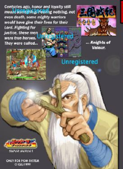 Knights of Valour Super Heroes - Dos