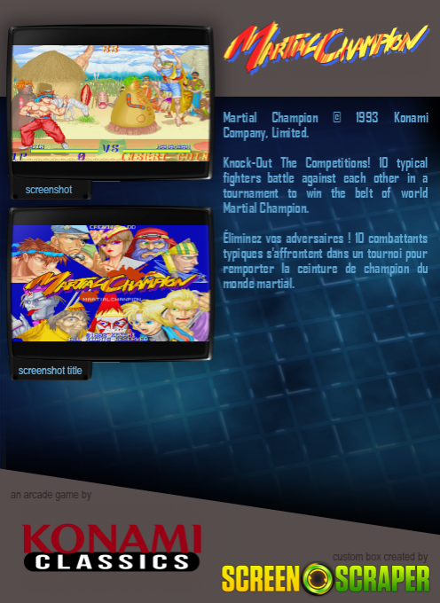 Martial Champion - Dos