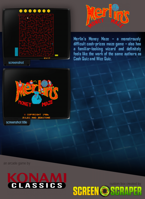 Merlin's Money Maze - Dos