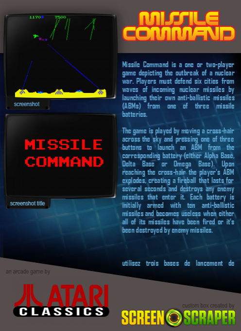 Missile Command - Dos