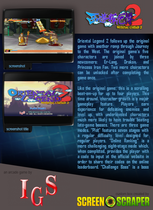 Oriental Legend 2 - Dos