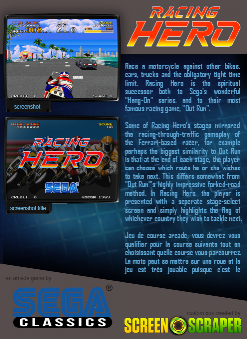 Racing Hero - Dos