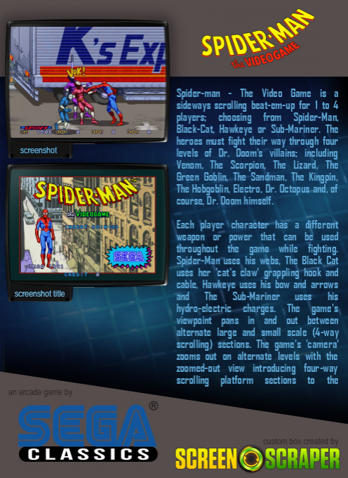 Spider-Man: The Videogame - Dos
