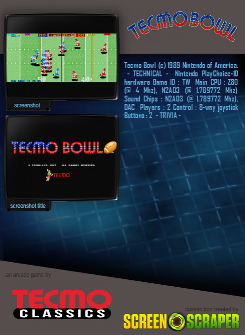 Tecmo Bowl - Dos