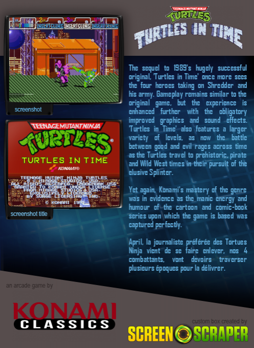 Teenage Mutant Ninja Turtles: Turtles in Time - Dos
