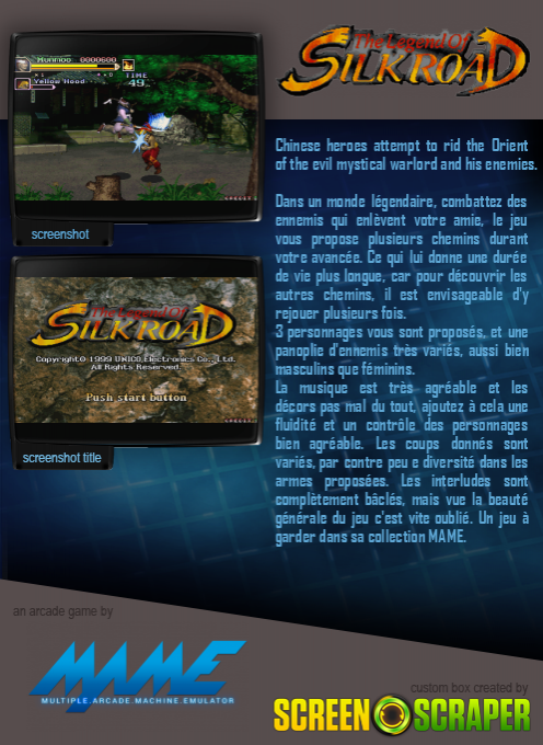 The Legend of Silkroad - Dos