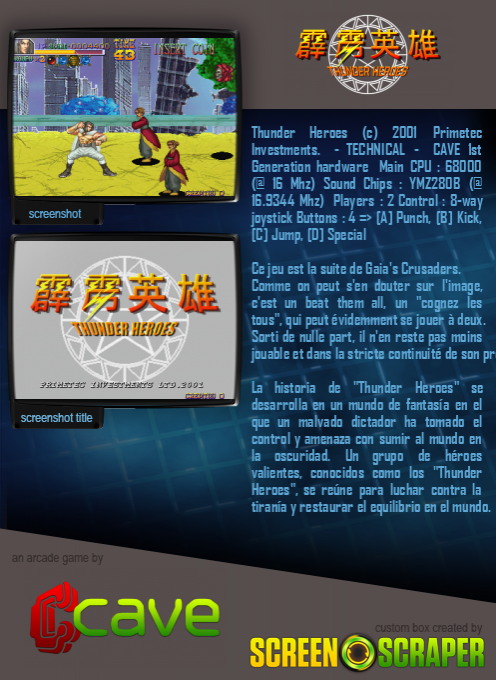 Thunder Heroes - Dos