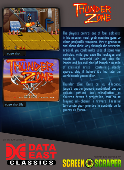 Thunder Zone - Dos