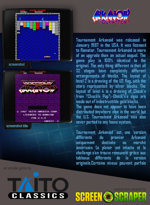 Tournament Arkanoid - Dos