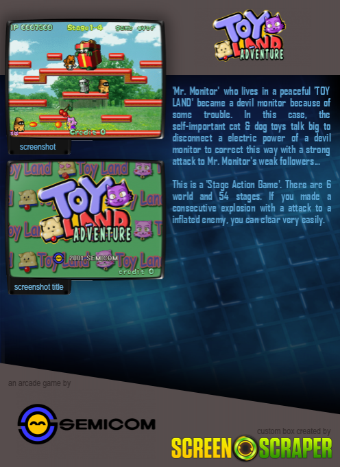 Toy Land Adventure - Dos