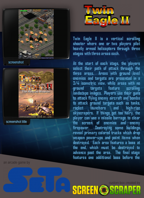 Twin Eagle II - The Rescue Mission - Dos