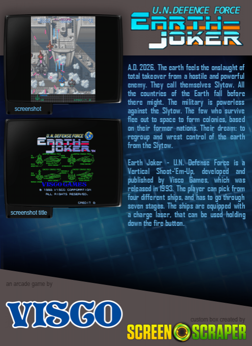 U.N. Defense Force: Earth Joker - Dos