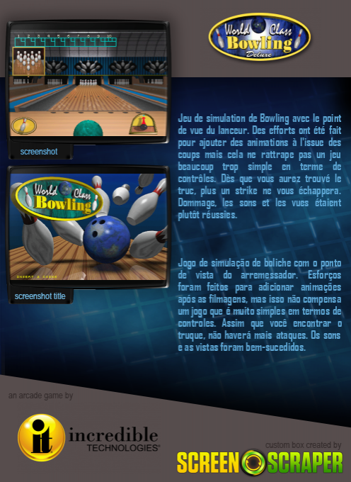 World Class Bowling Deluxe - Dos