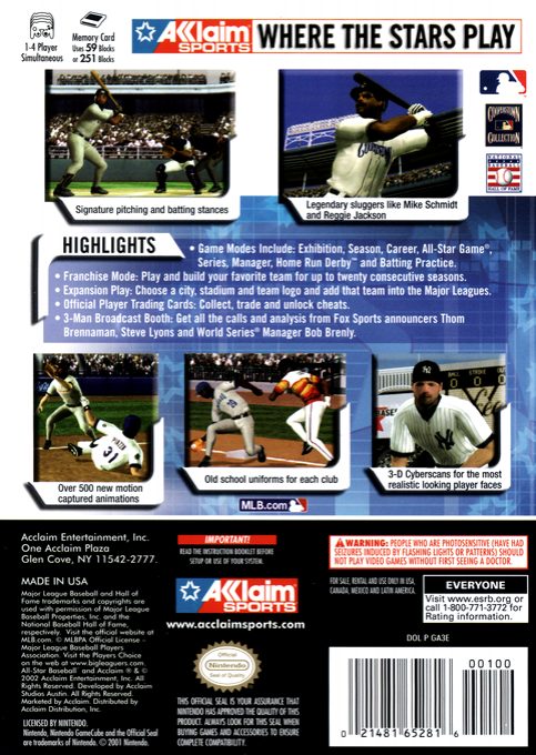 All-Star Baseball 2003 - Dos