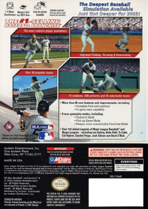 All-Star Baseball 2004 Featuring Derek Jeter dos