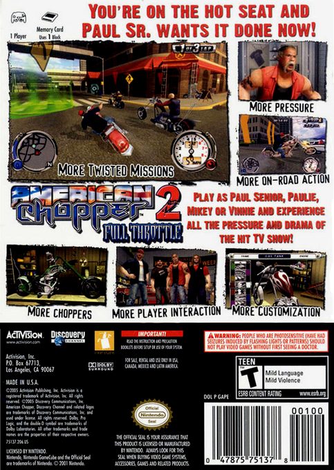 American Chopper 2 : Full Throttle dos