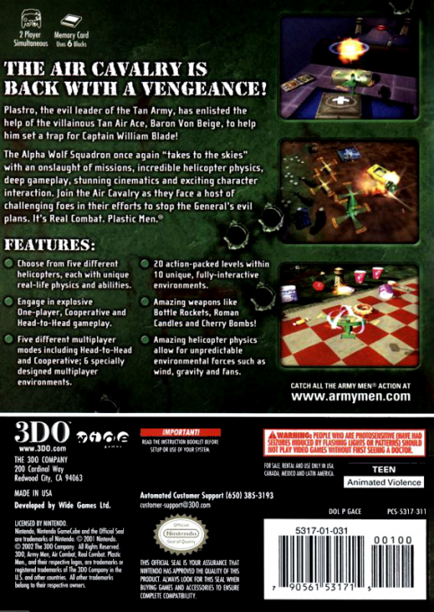 Army Men : Air Combat - The Elite Missions dos