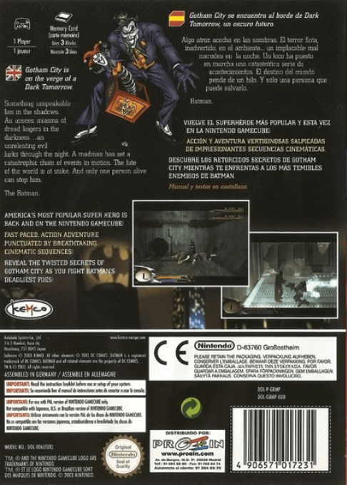 Batman : Dark Tomorrow - Dos