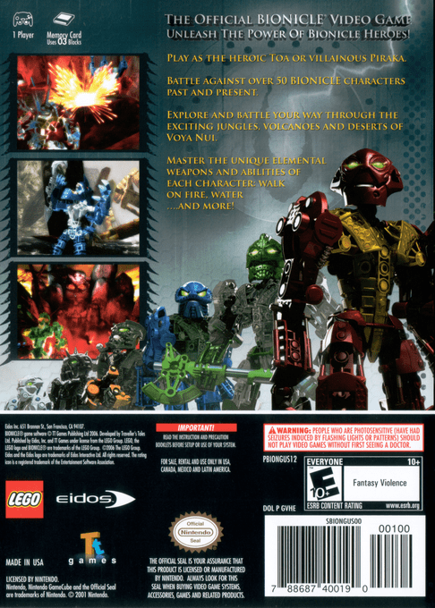 Bionicle Heroes dos