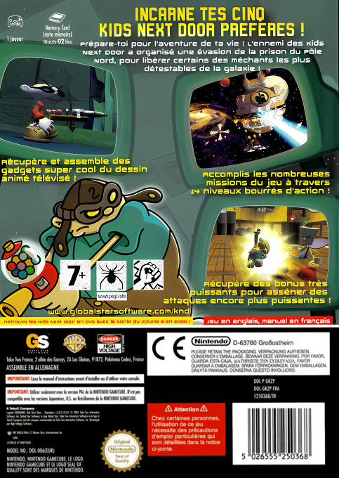 Codename : Kids Next Door - Operation : J.E.U.V.I.D.E.O. - Dos