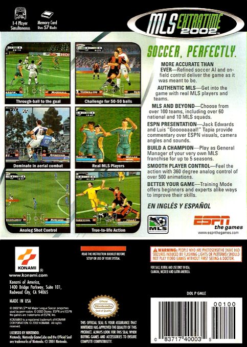 ESPN MLS ExtraTime 2002 dos