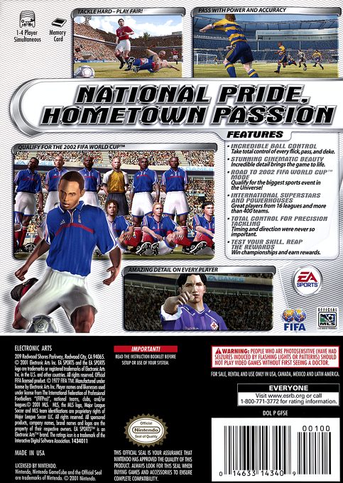 FIFA Soccer 2002 - Dos