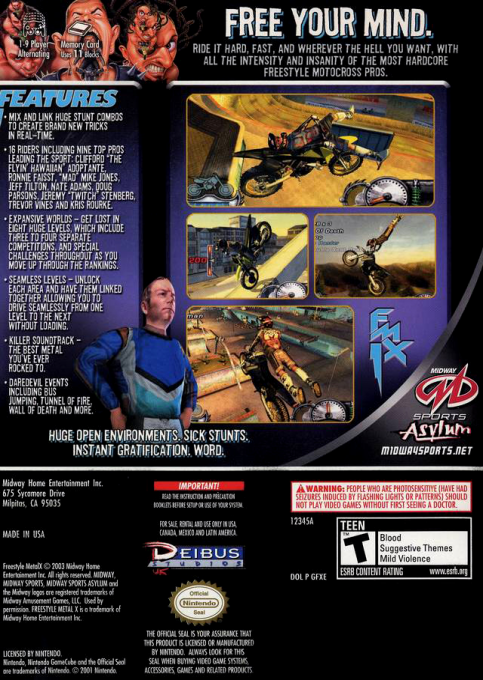 Freestyle Metal X dos