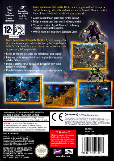 Goblin Commander : Unleash the Horde - Dos