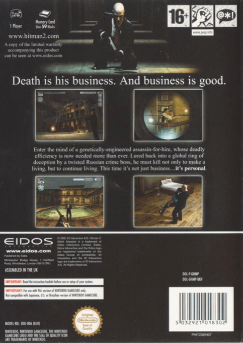 Hitman 2 : Silent Assassin - Dos