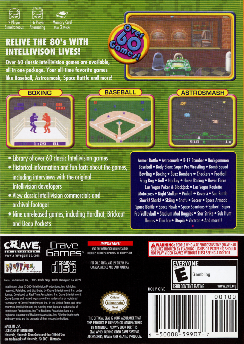 Intellivision Lives! dos