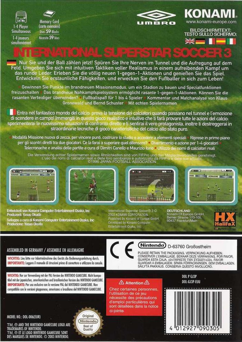International Superstar Soccer 2 - Dos