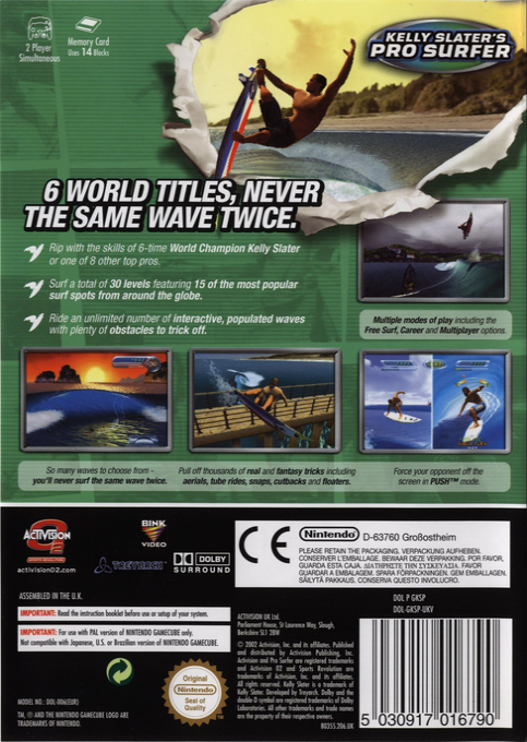 Kelly Slater's Pro Surfer dos