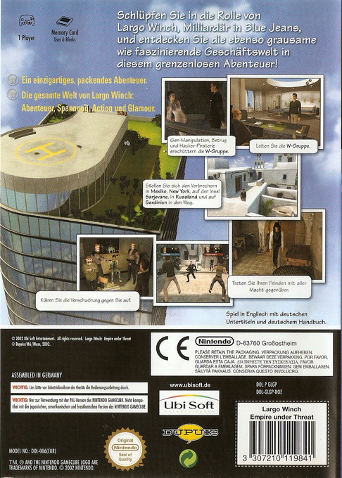 Largo Winch : Aller simple pour les Balkans dos