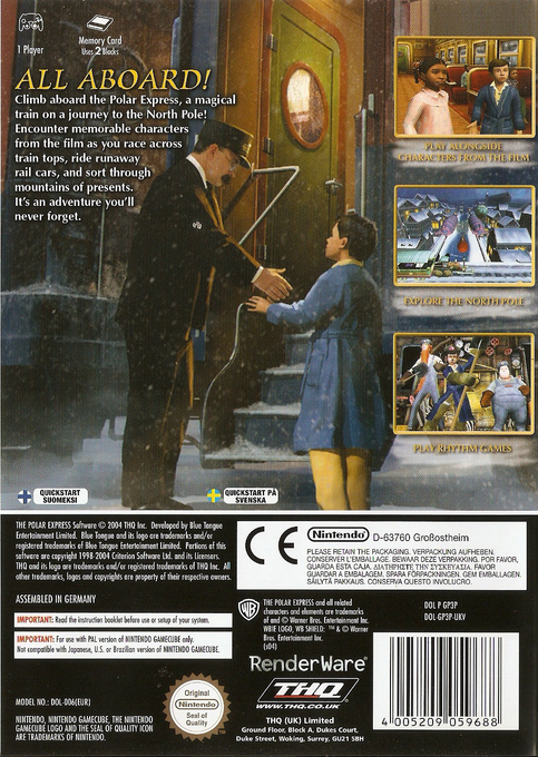 Le Pôle Express dos