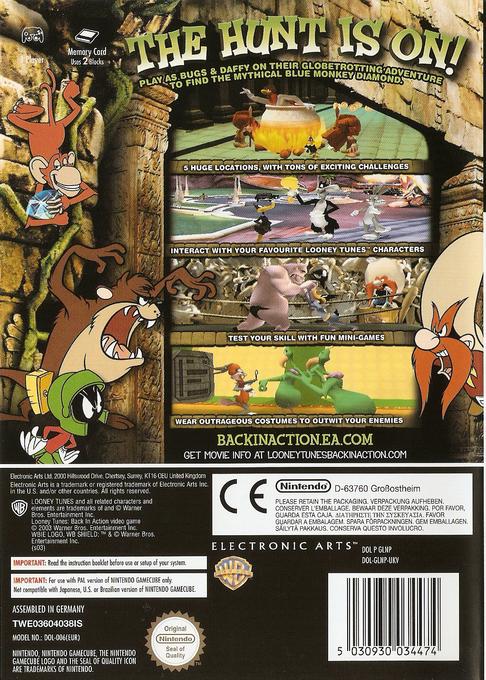 Les Looney Tunes Passent à l'Action dos