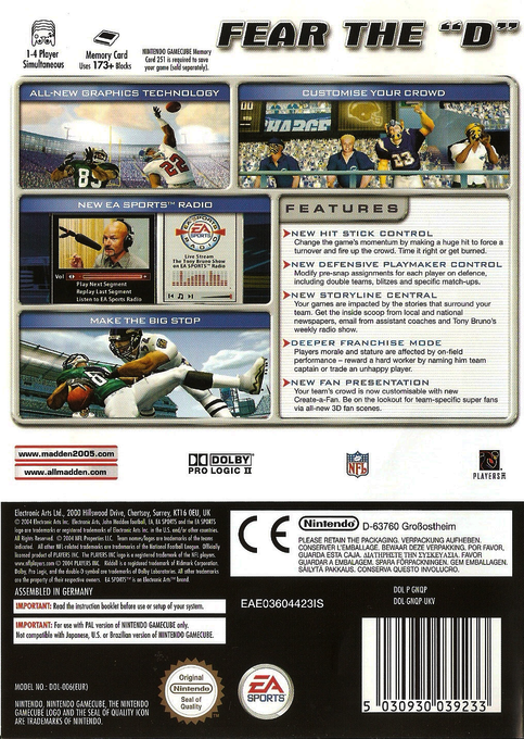 Madden NFL 2003 dos