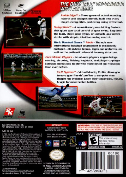 Major League Baseball 2K6 dos