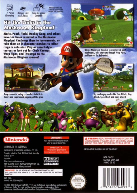 Mario Golf : Toadstool Tour dos