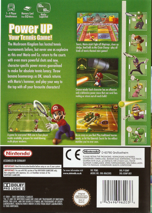 Mario Power Tennis dos
