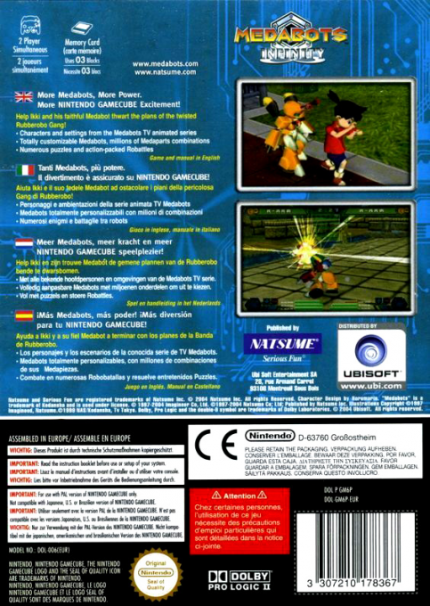 Medabots : Infinity dos