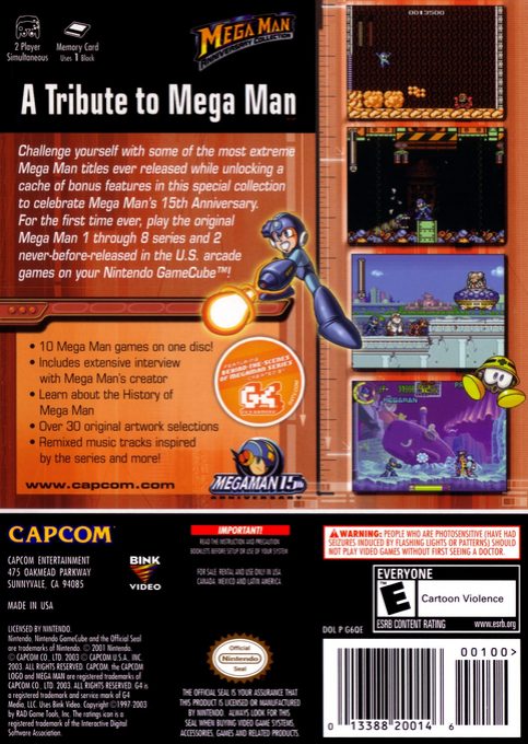 Mega Man Anniversary Collection dos