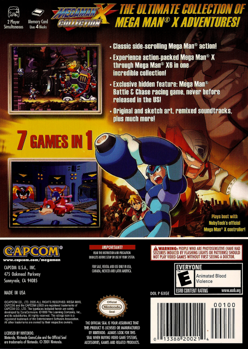 Mega Man X Collection dos